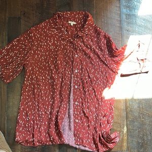 Maternity blouse, oversized